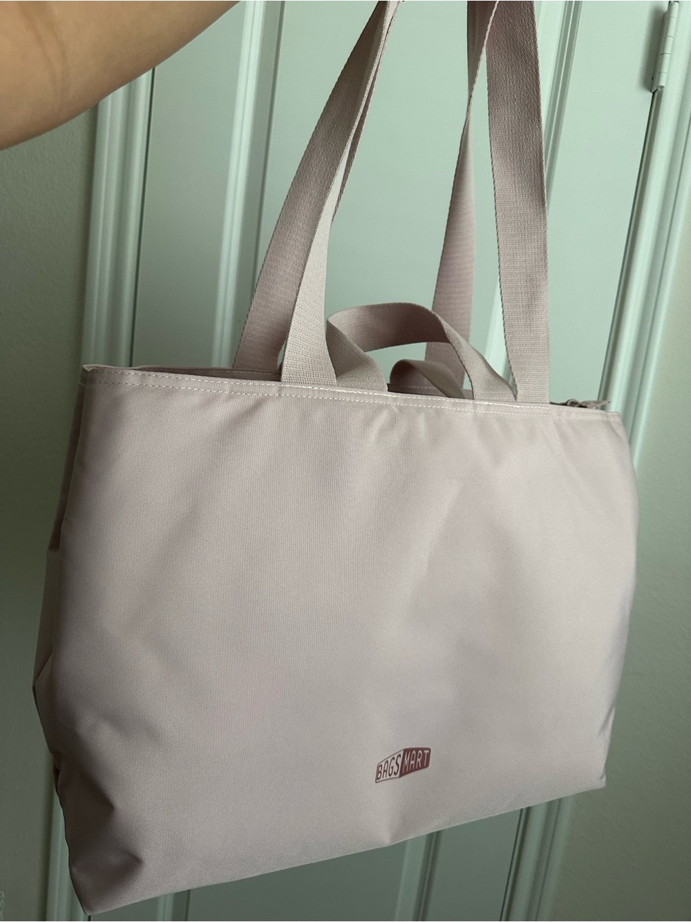 Bagsmart Blush Pink Tote Bag - Versatile Everyday Carryall